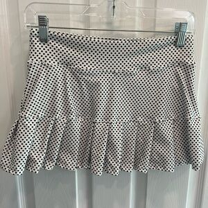 Monetti Black & White Polka Dot Tennis Skirt. Never worn, excellent condition!